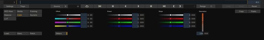 matrix color menu