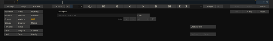 matrix lut menu