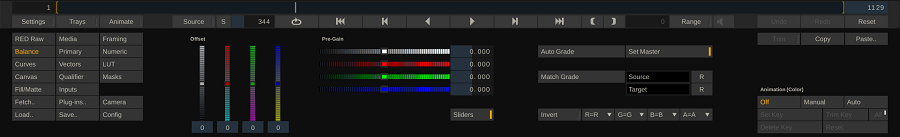 matrix levels menu