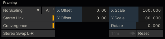 Stereo Framing Convergence